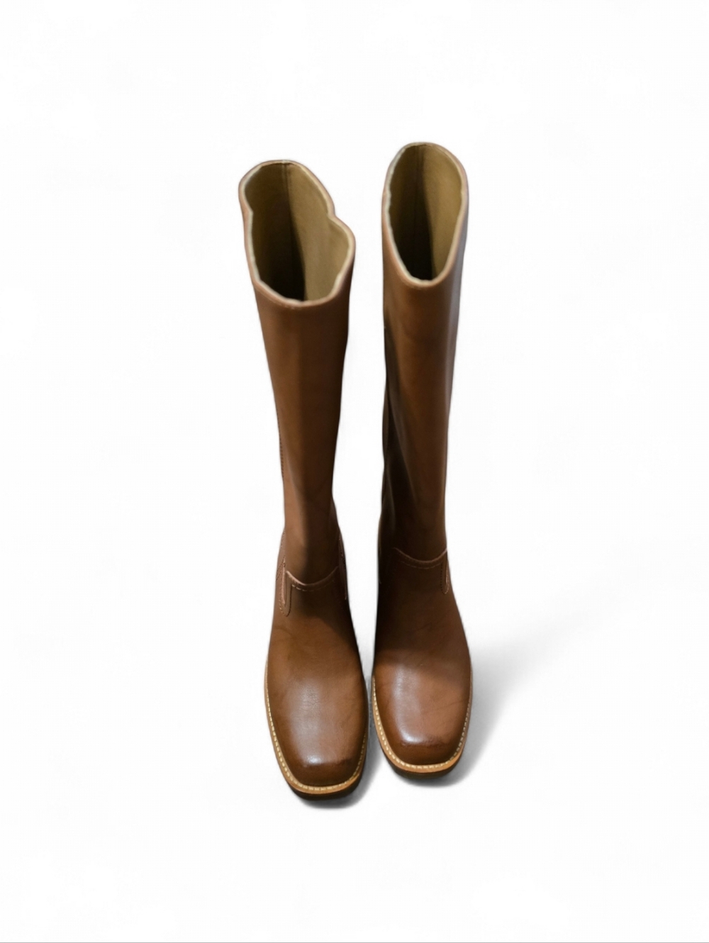 Frye & Co. Tall Vegan Leather Miranda 14 Brown Boots